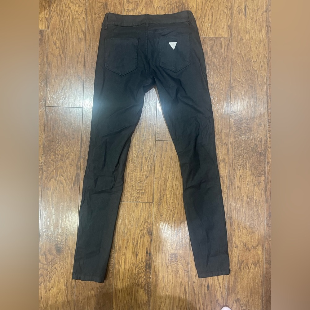 Guess Faux leather like skinny jeans